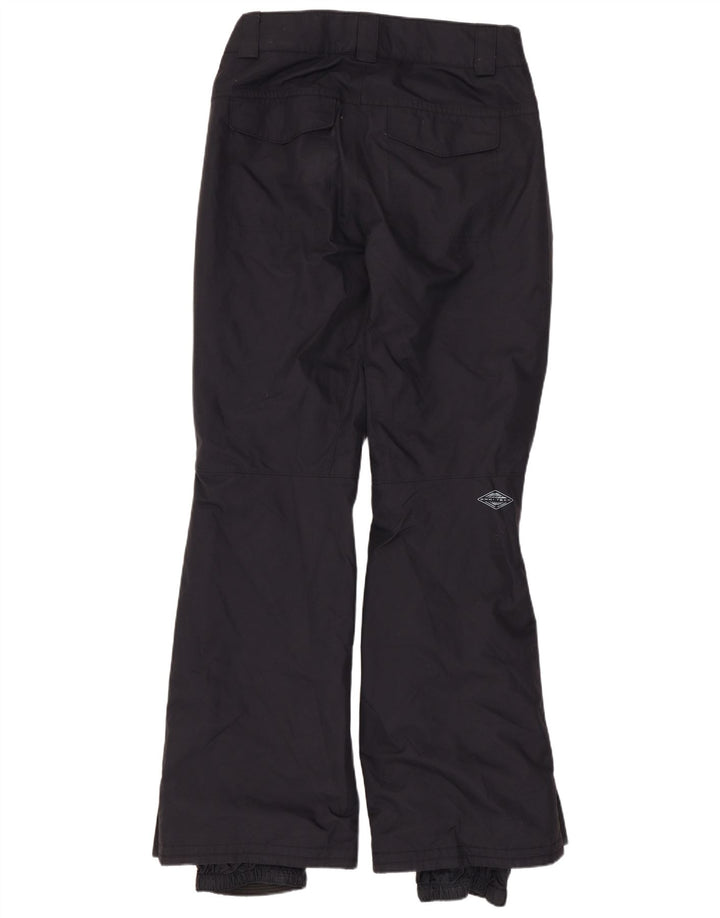 Pantaloni de schi Columbia pentru femei UK 10 Small Black Nylon