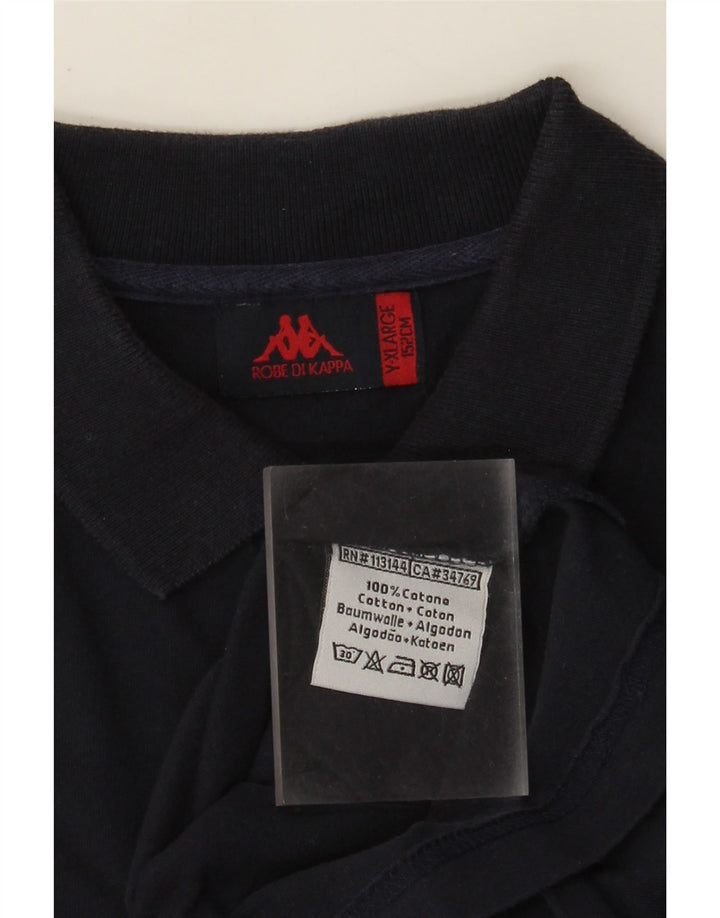 Cămașă Polo Băieți Kappa 11-12 Ani XL Bumbac Bleumarin