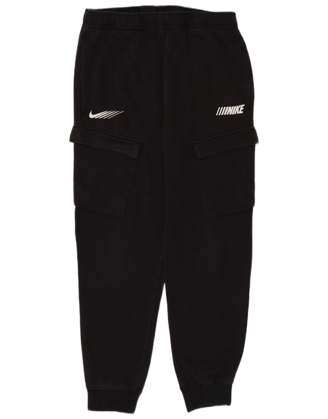Pantaloni de trening Nike Graphic Cargo pentru bărbați Joggeri, bumbac mediu negru