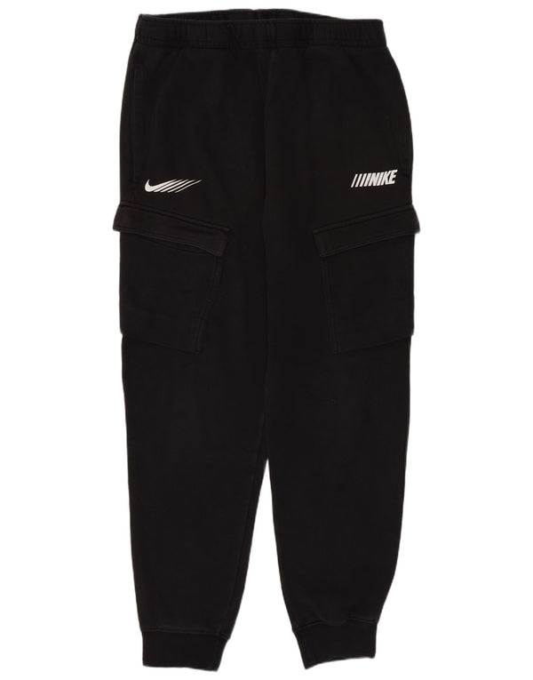 Pantaloni de trening Nike Graphic Cargo pentru bărbați Joggeri, bumbac mediu negru