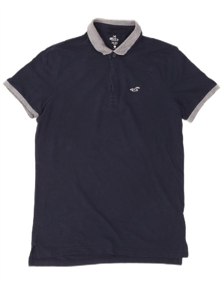 Tricou polo Hollister Rugby pentru bărbați, mediu bleumarin