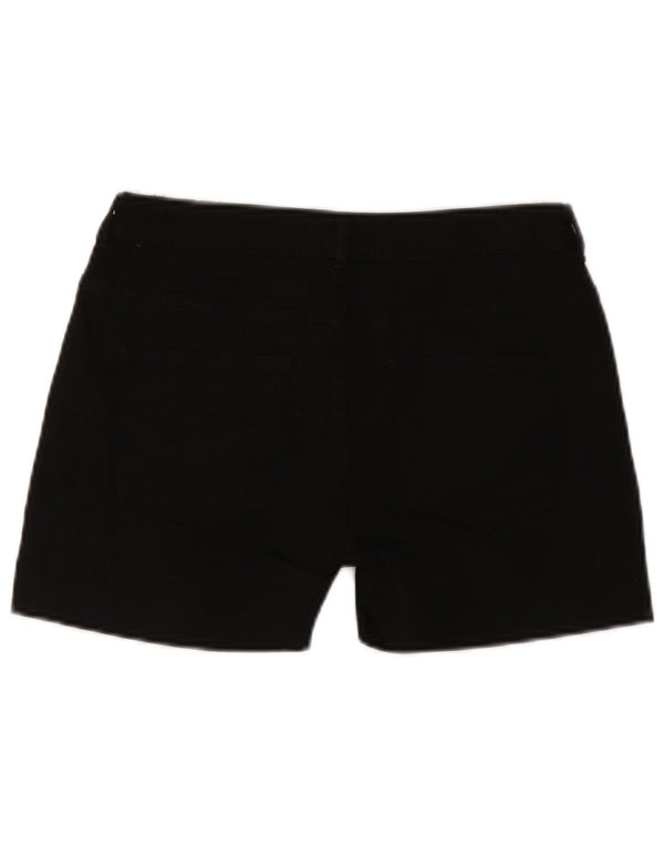 Fat Face Womens Denim Shorts UK 10 Small W27 Black