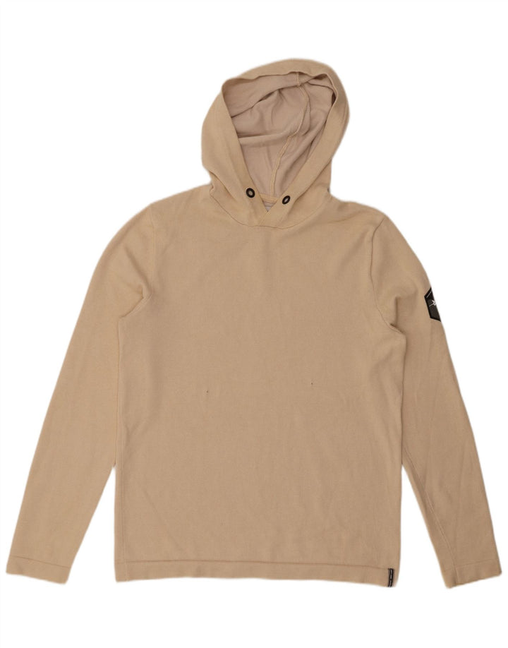 JACK & JONES Pulover cu glugă pentru bărbați, bej mediu