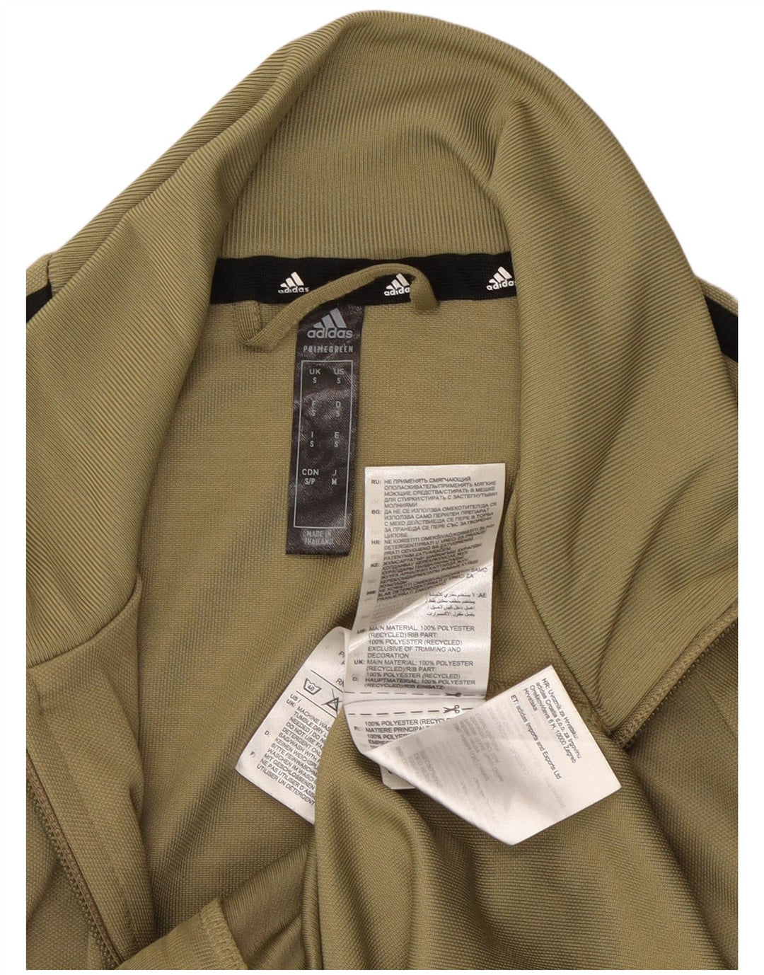 Jachetă de top ADIDAS Aeroready pentru bărbați, poliester kaki mic