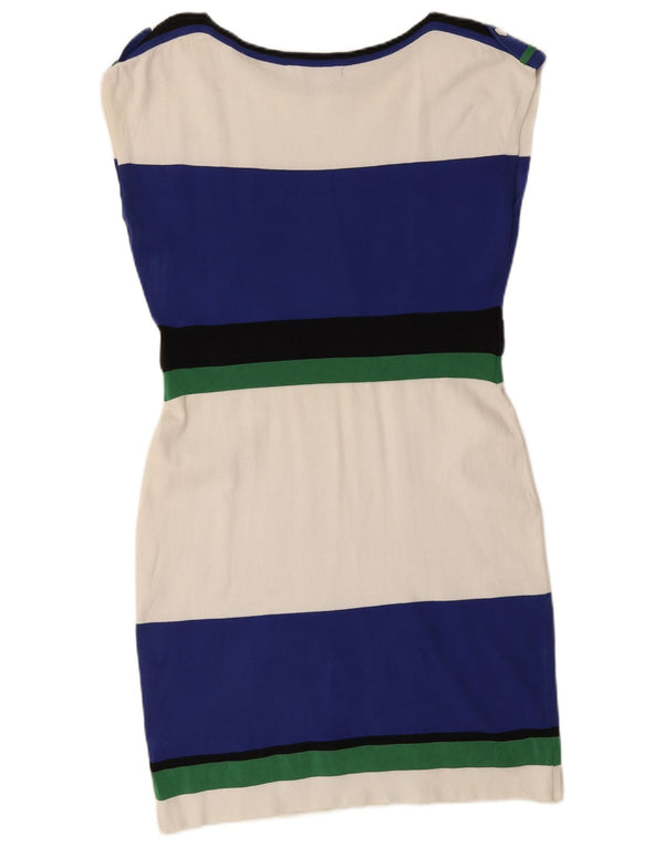 Rochie teacă supradimensionată pentru femei Karen Millen US 4, cu dungi mici, multicolore