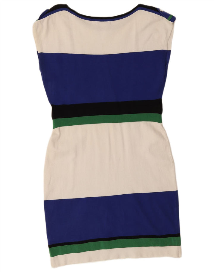 Rochie teacă supradimensionată pentru femei Karen Millen US 4, cu dungi mici, multicolore
