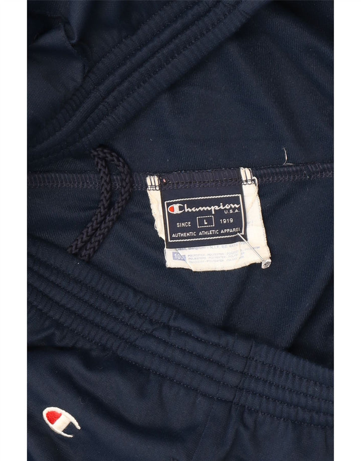 Pantaloni de trening pentru bărbați CHAMPION Poliester mari bleumarin