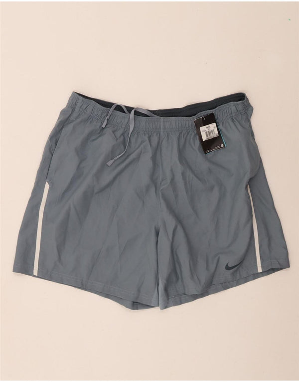 Pantaloni scurți sport Nike Dri Fit pentru bărbați 2XL, gri poliester