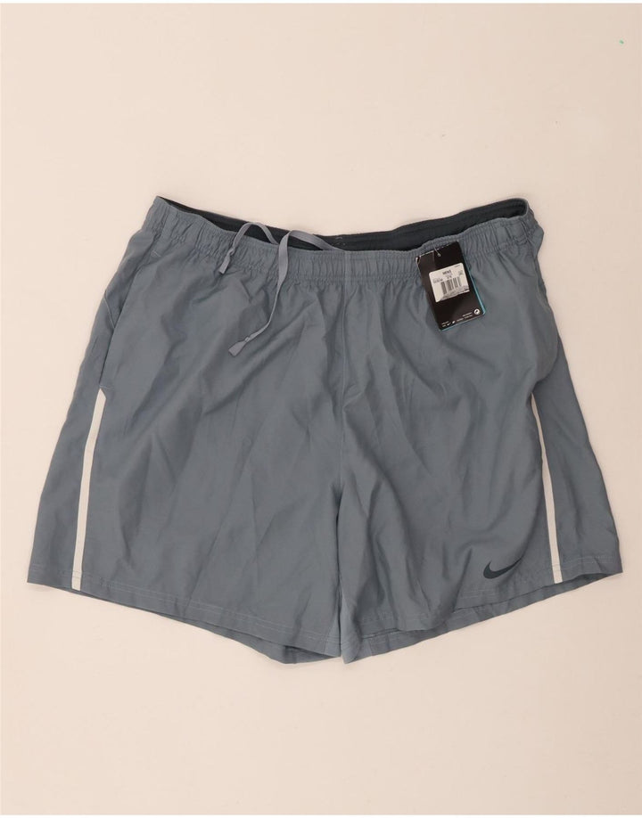 Pantaloni scurți sport Nike Dri Fit pentru bărbați 2XL, gri poliester