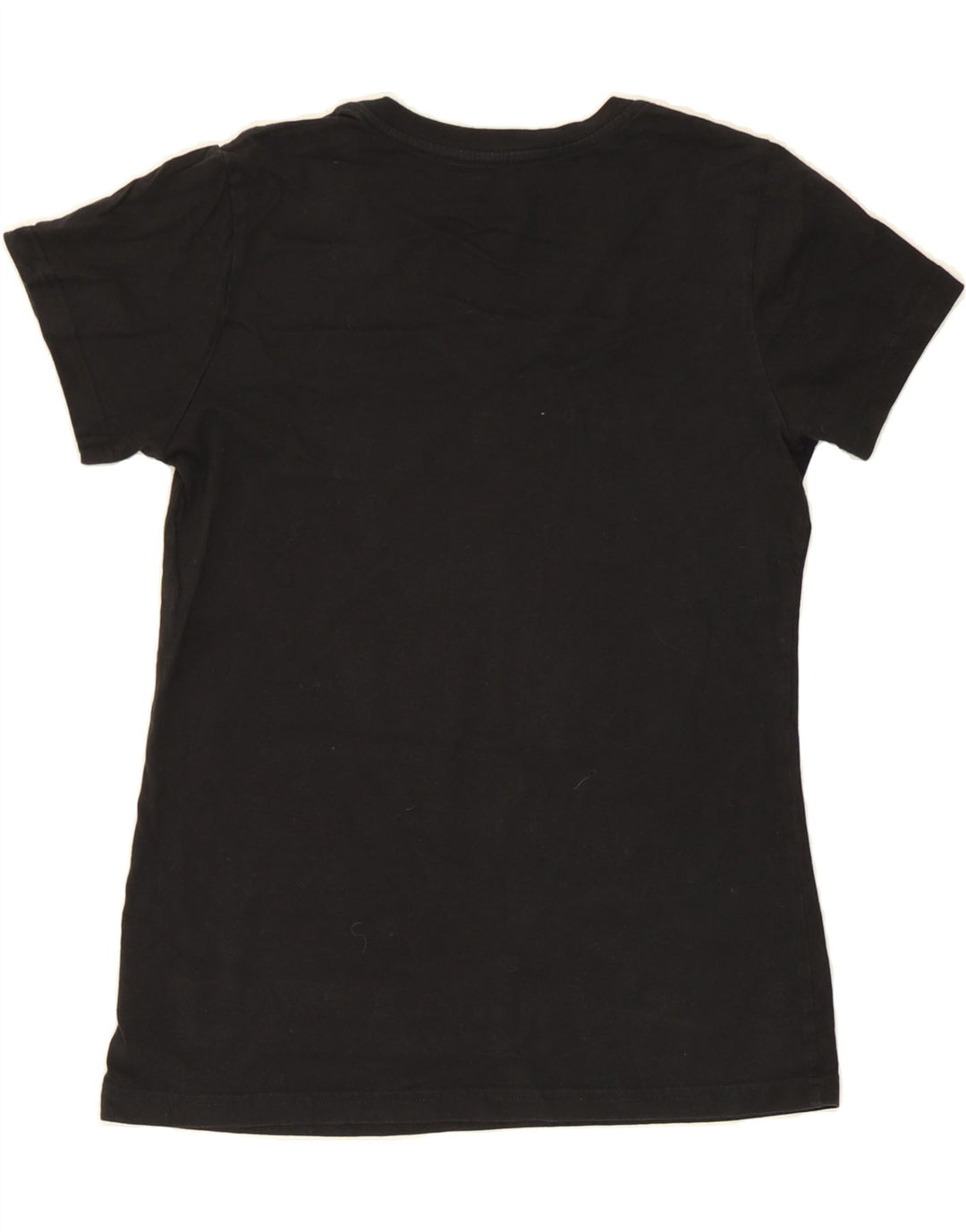 FILA Womens Graphic T-Shirt Top UK 12 Medium Black Cotton Vintage Fila and Second-Hand Fila from Messina Hembry 