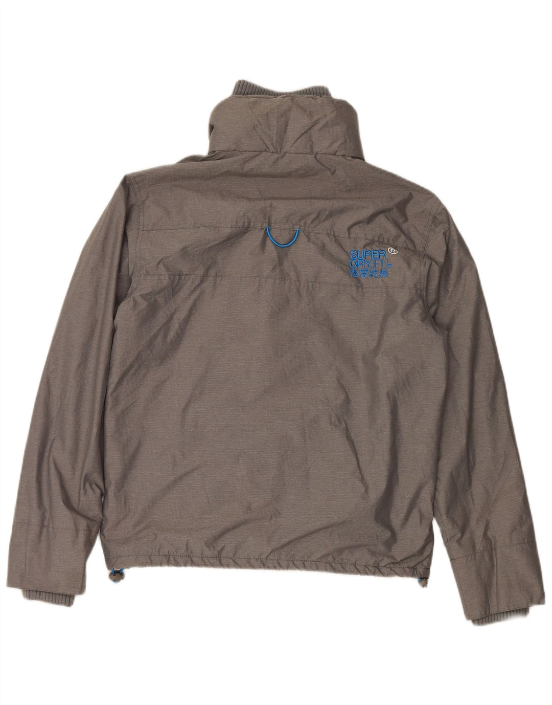 Jachetă Windbreaker pentru bărbați SUPERDRY UK 38, nailon gri mediu