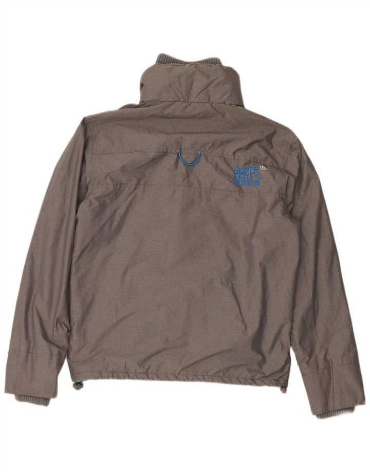 Jachetă Windbreaker pentru bărbați SUPERDRY UK 38, nailon gri mediu