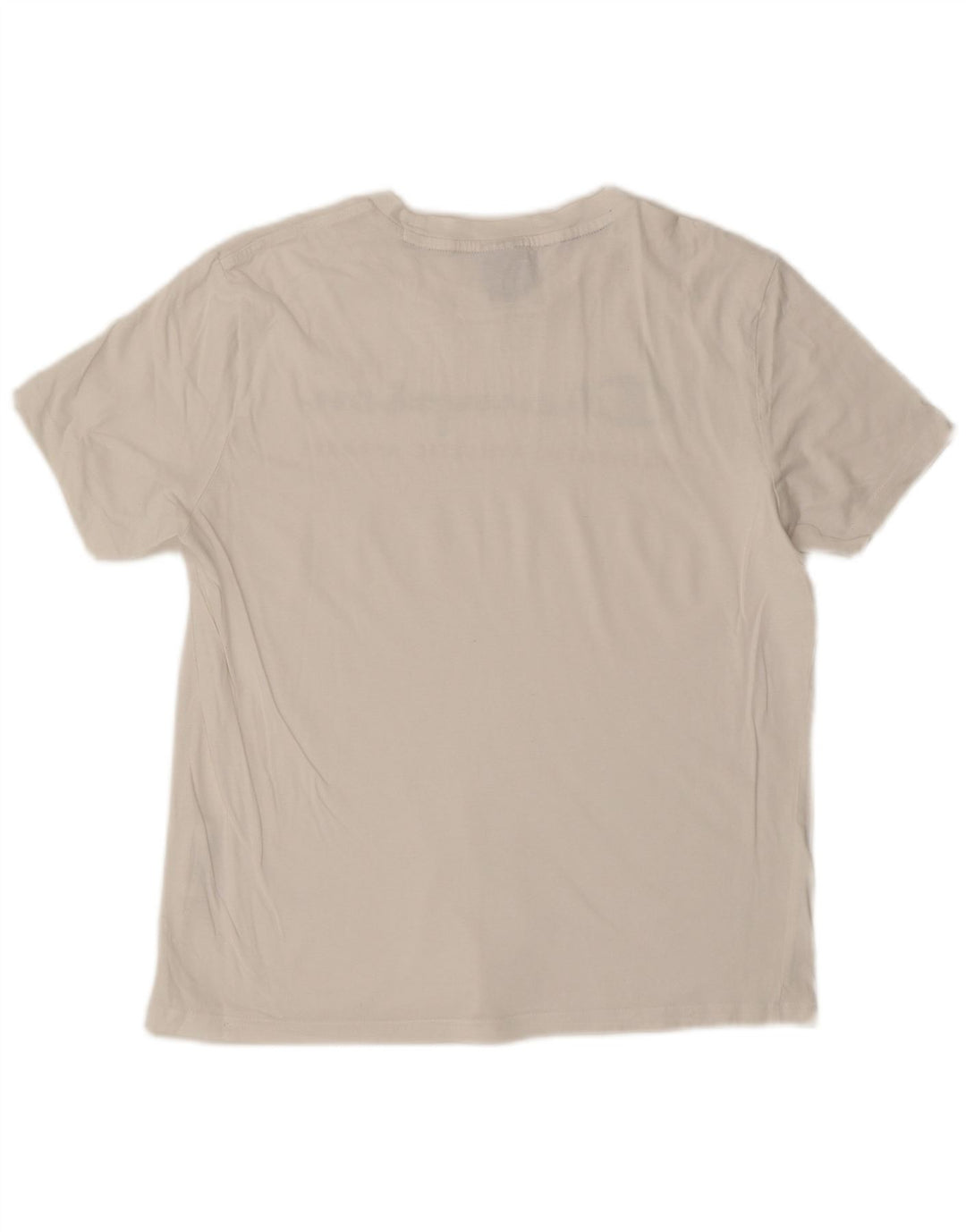 CHAMPION Mens Graphic T-Shirt Top Medium White Cotton