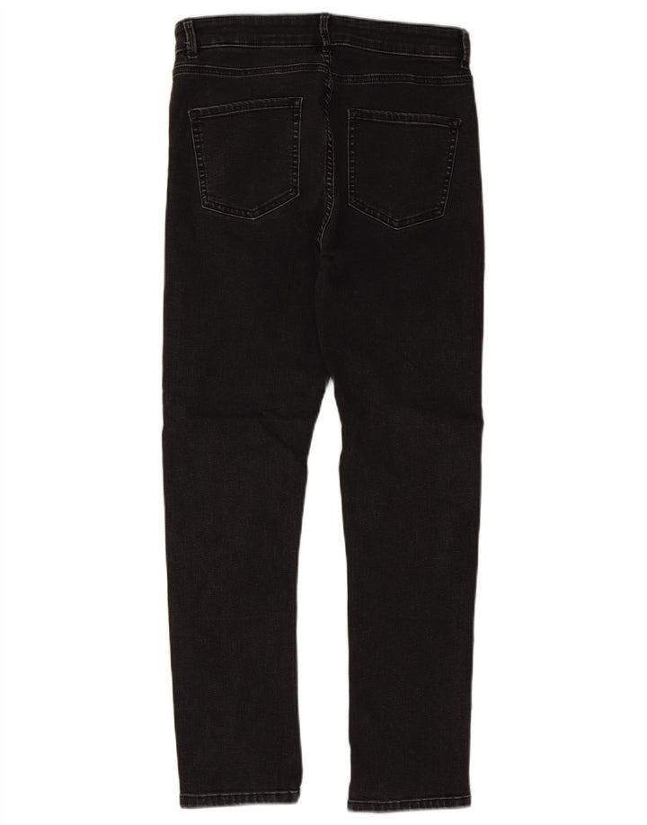 Blugi subțiri pentru femei Marks & Spencer UK 12 Medium L30 L27 Bumbac gri