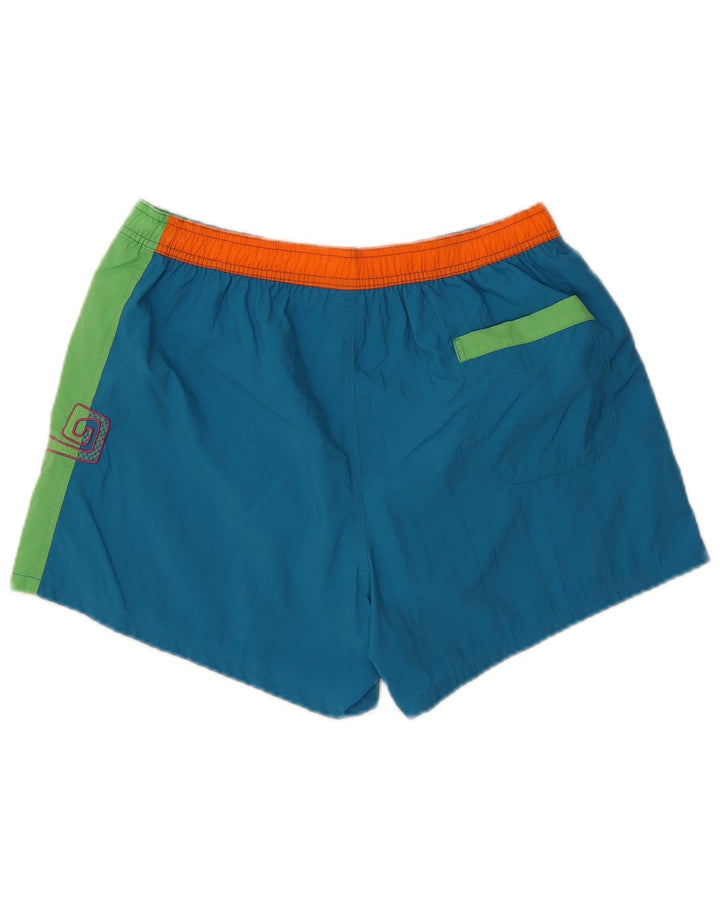 Pantaloni scurți de înot Fila pentru bărbați, mari, albastru, poliester color bloc