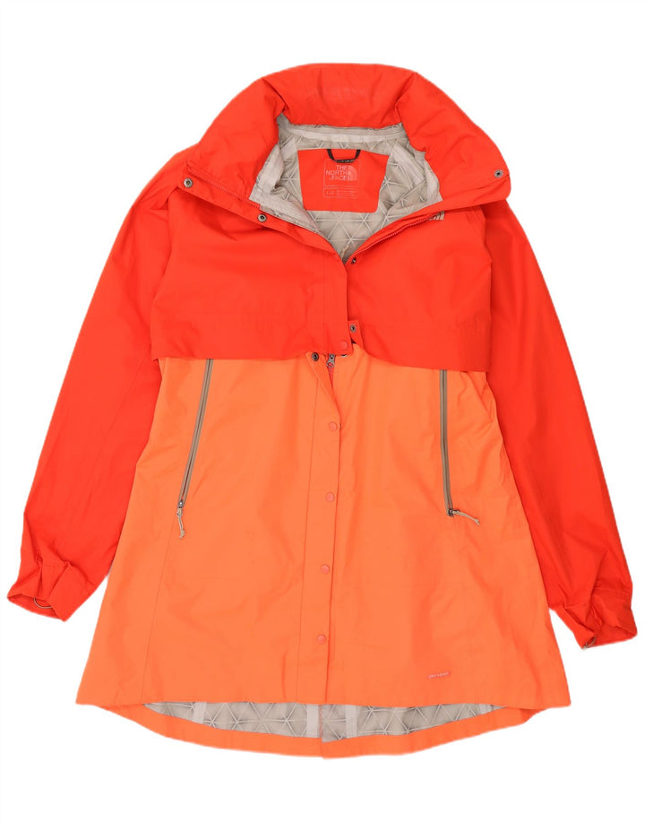 Pelernă de ploaie The North Face Dryvent pentru femei UK 16 Large Orange Colourblock