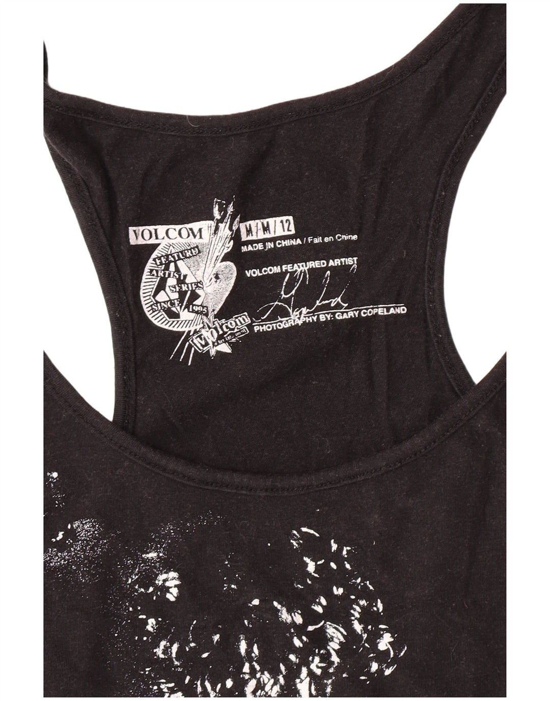 Top cu vestă grafică pentru femei Volcom UK 12 Medium Black Rock