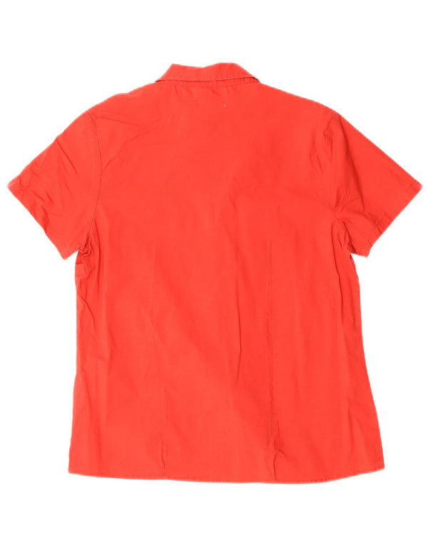 Cămașă cu mânecă scurtă pentru femei Dack's UK 18 XL bumbac roșu