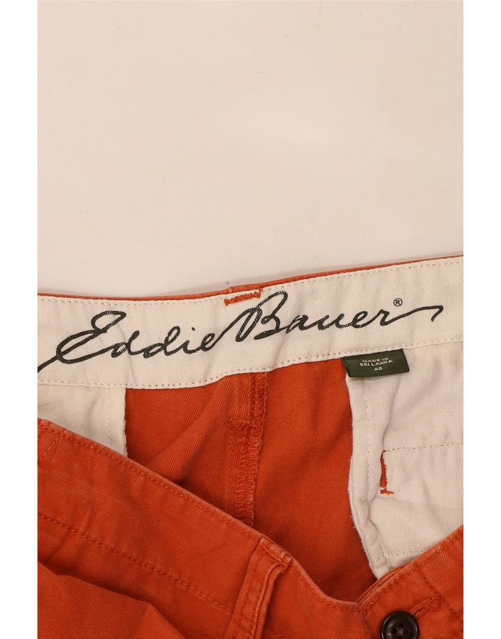 EDDIE BAUER Mens Cargo Shorts W40 XL Orange Cotton Vintage Eddie Bauer and Second-Hand Eddie Bauer from Messina Hembry 