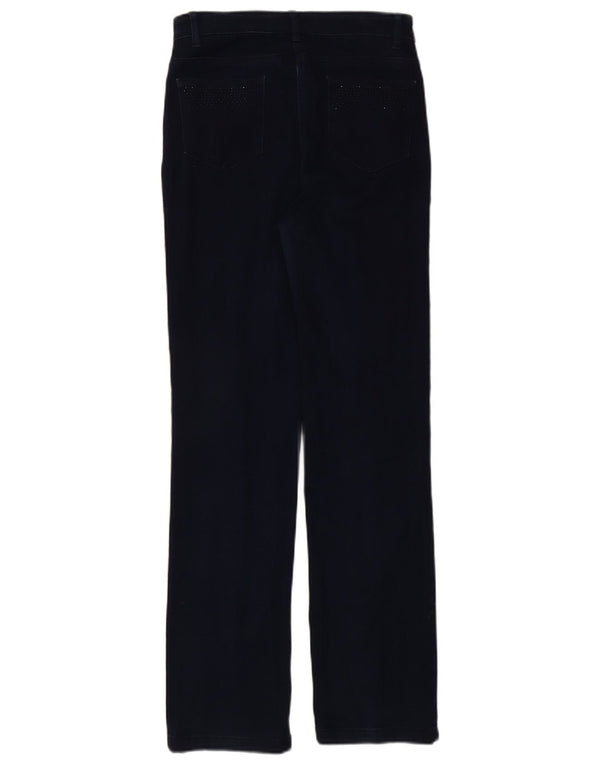 Blugi drepti pentru femei Marks & Spencer UK 10 Small W27 L30 Bleumarin