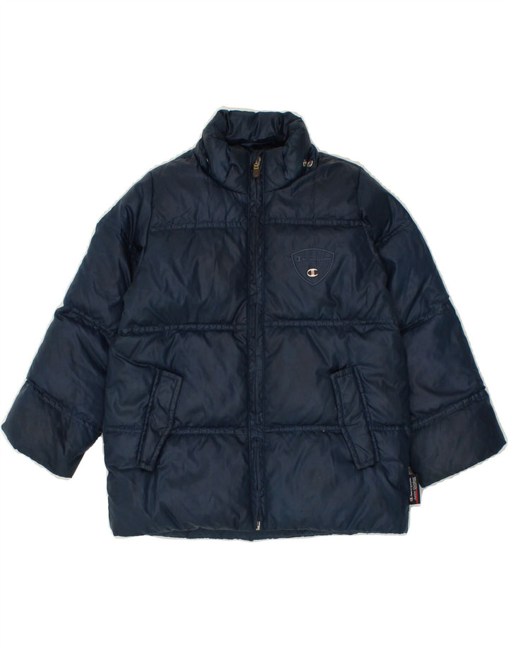 CHAMPION Baby Boys Padded Jacket 18-24 Months Large  Navy Blue Polyester Vintage Champion and Second-Hand Champion from Messina Hembry 