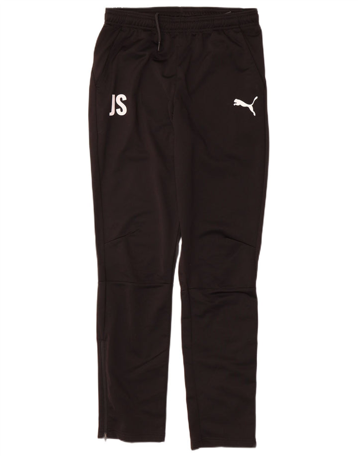 PUMA Boys Graphic Tracksuit Trousers 15-16 Years  Black Polyester