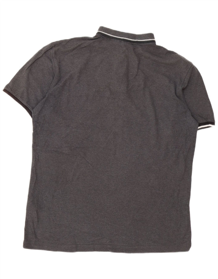 Tricou polo pentru bărbați FILA XL bumbac gri