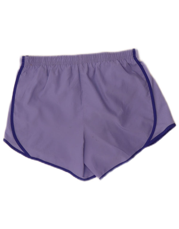 Pantaloni scurți sport Nike pentru fete Dri Fit 12-13 ani, mari, albastru, poliester