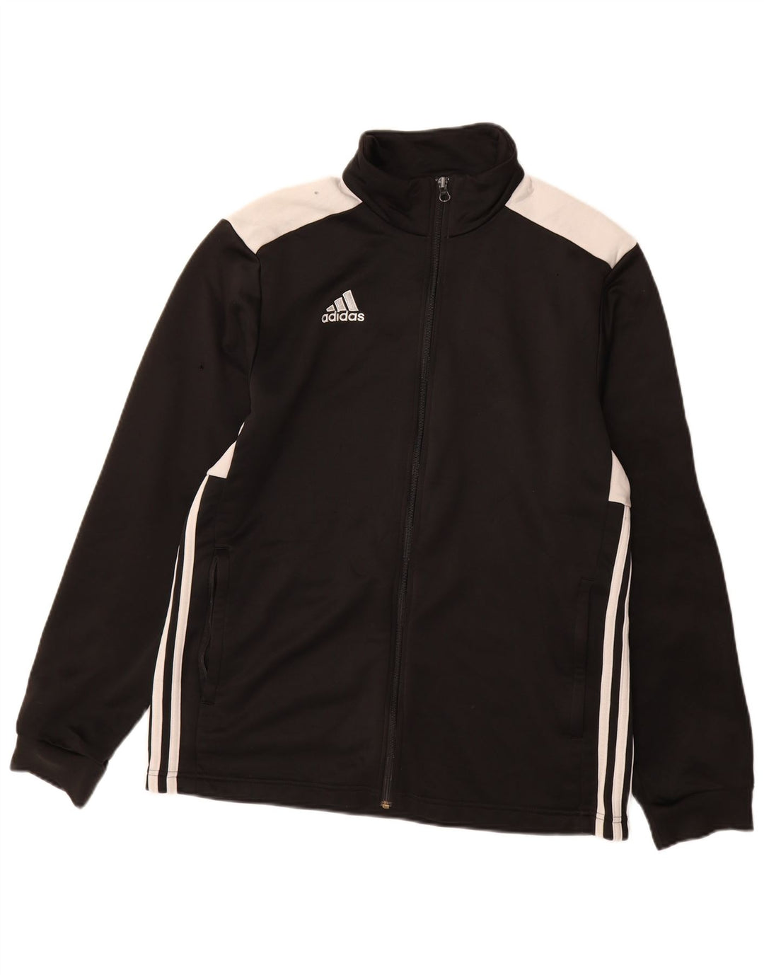 Jachetă de trening pentru bărbați ADIDAS, mare, negru, din poliester