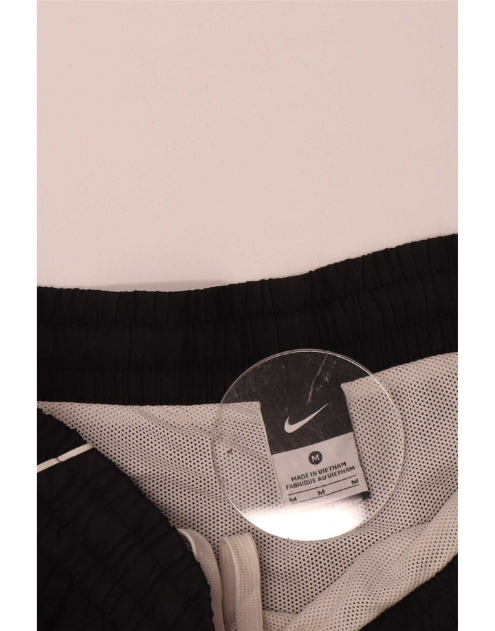 Pantaloni scurți sport Nike pentru bărbați, poliester mediu negru