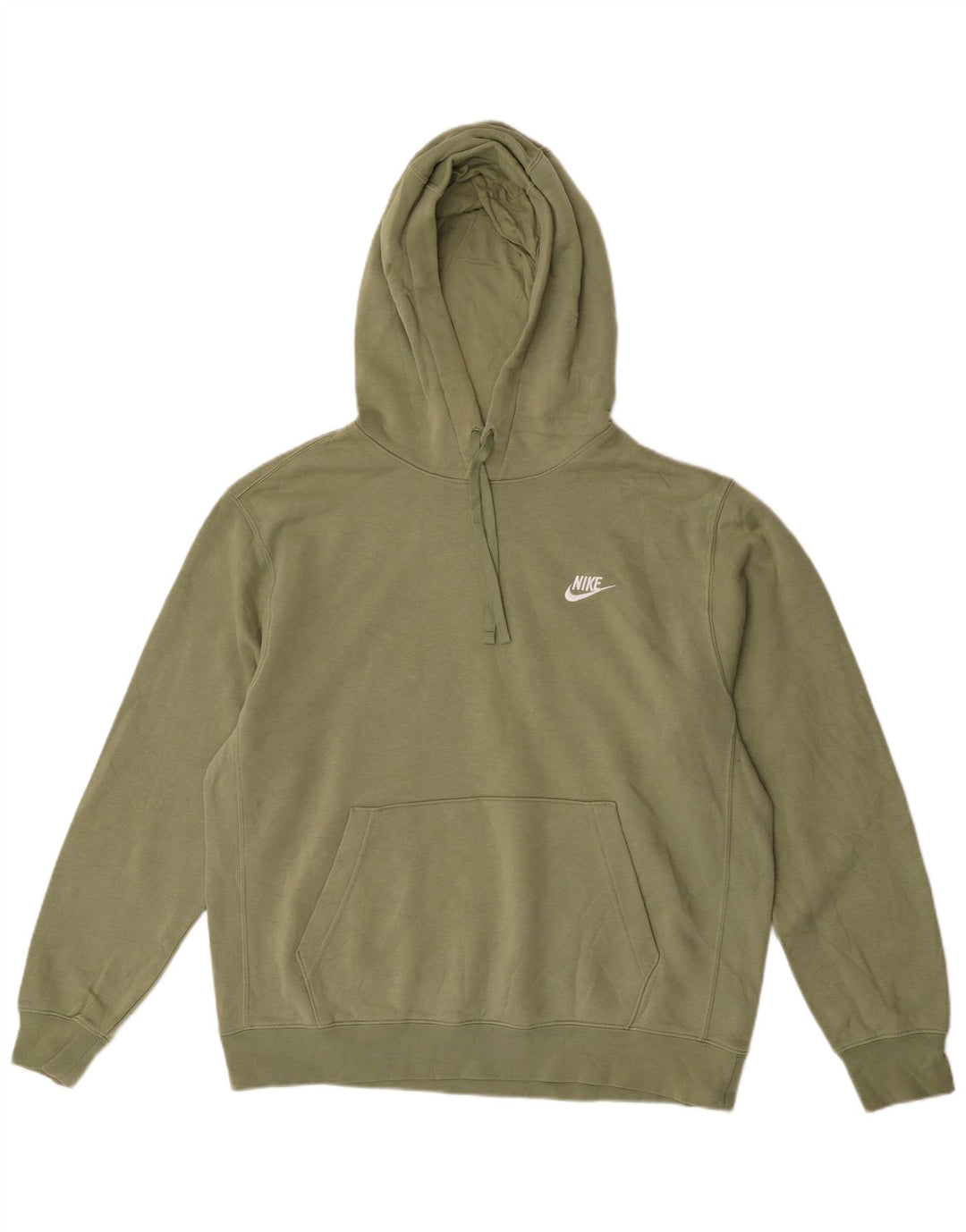 Pulover Nike pentru bărbați, bumbac verde mare