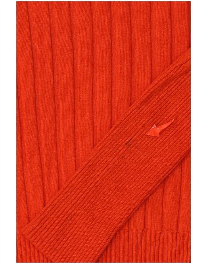 Pulover pentru femeie cu gât rulat Zara UK 12 portocaliu mediu