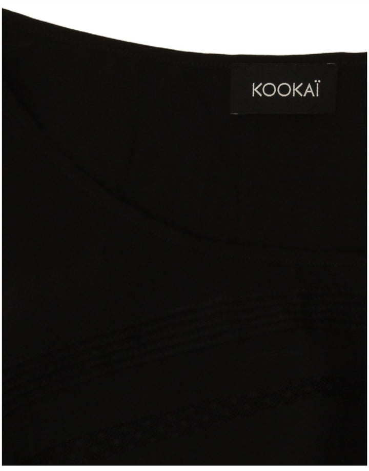 Rochie A-Line pentru femei Kookai cu mânecă lungă UK 12 Medium Black