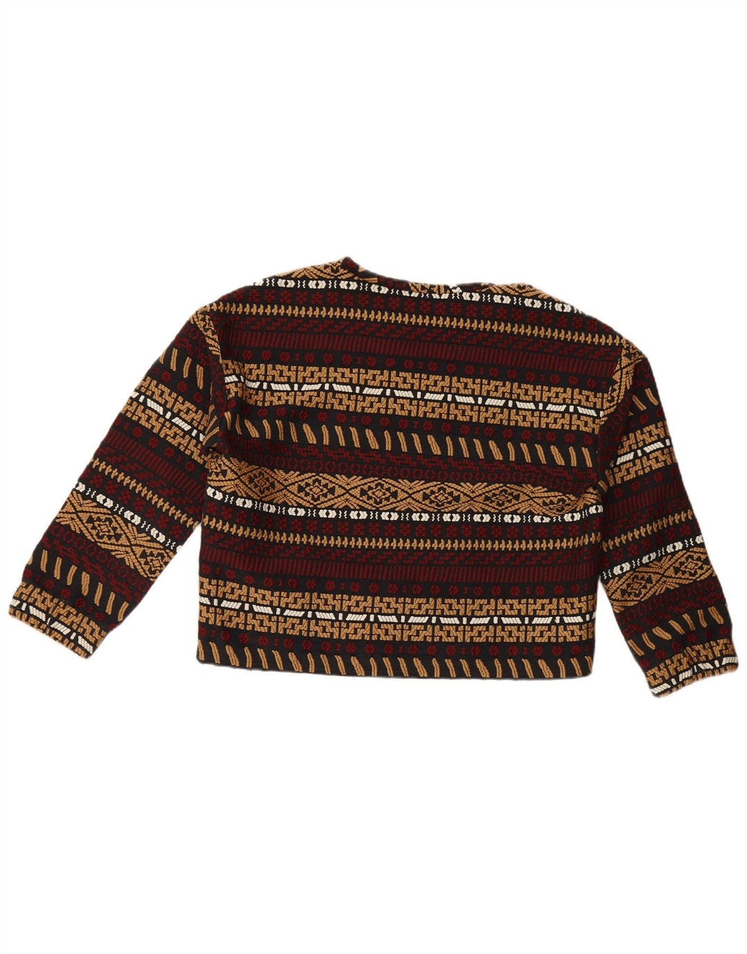 Pulover de hanorac pentru femei Zara UK 14 Poliester cu dungi medii multicolore