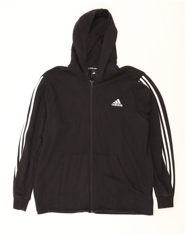 Pulover Adidas pentru bărbați, cu fermoar, bumbac XL, negru