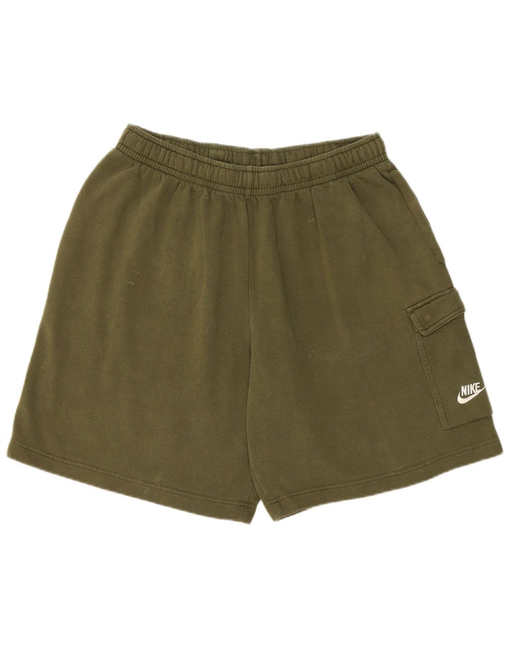 Pantaloni scurți sport Nike pentru bărbați, mari, kaki, bumbac