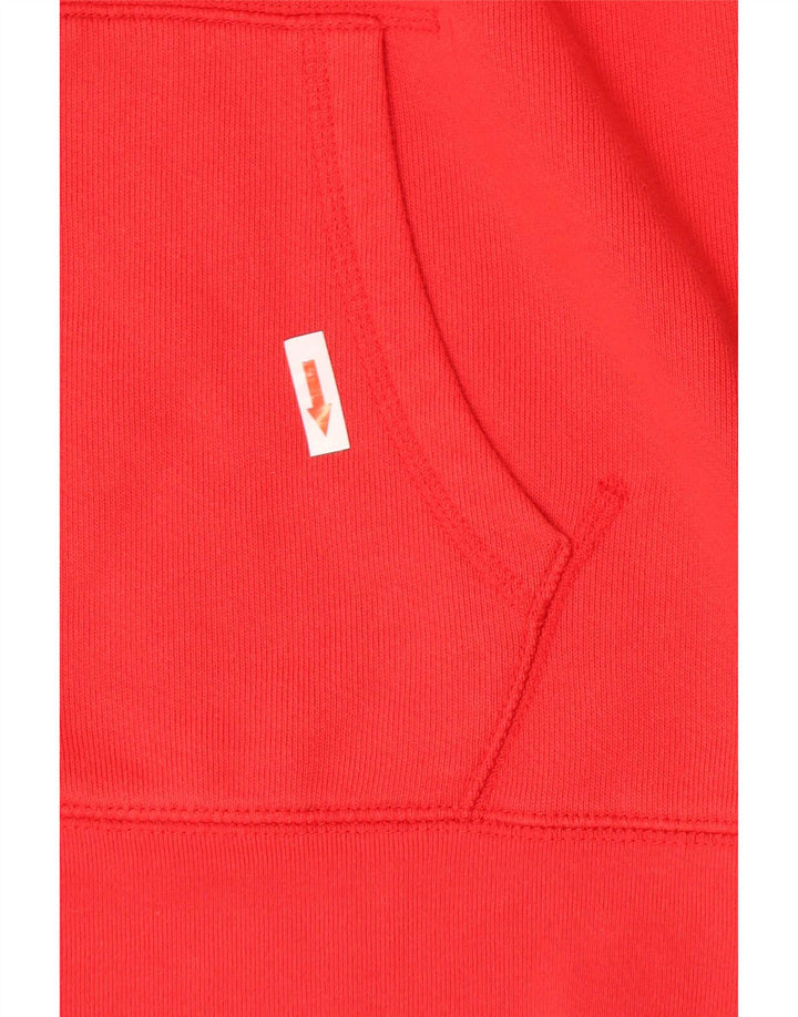 Pulover Levi's pentru bărbați, cu fermoar, bumbac color bloc, roșu mare