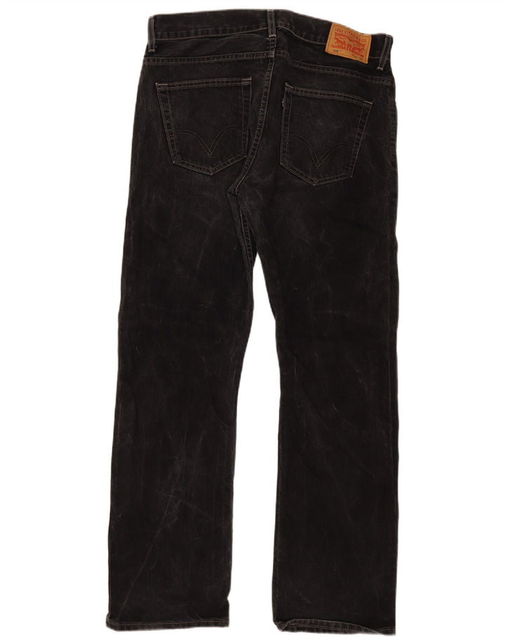 Blugi drepti pentru bărbați Levi's 506 W36 L32 negri