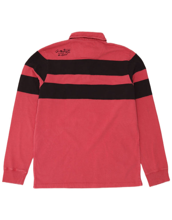 Tricou polo grafic rugby pentru bărbați Noua Zeelandă Auckland 2XL cu dungi roșii