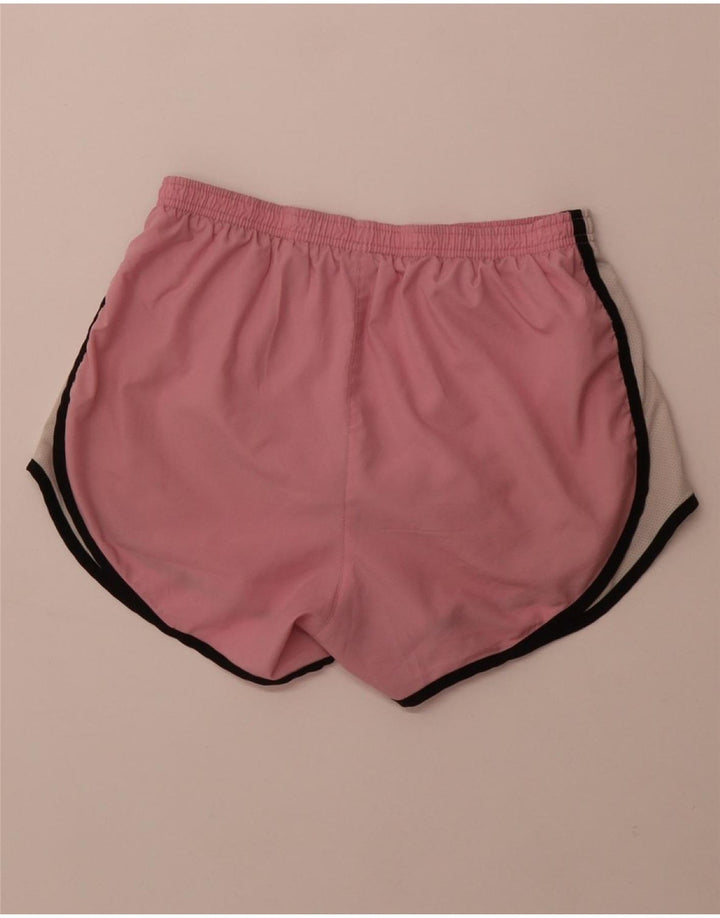 NIKE Womens Sport Shorts UK 8/10 Small  Pink Colourblock Polyester