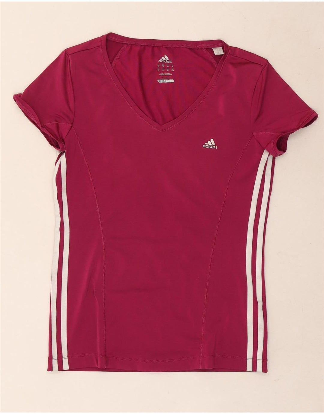 Tricou Adidas Climacool pentru femei Top UK 14 Medium Pink Poliester