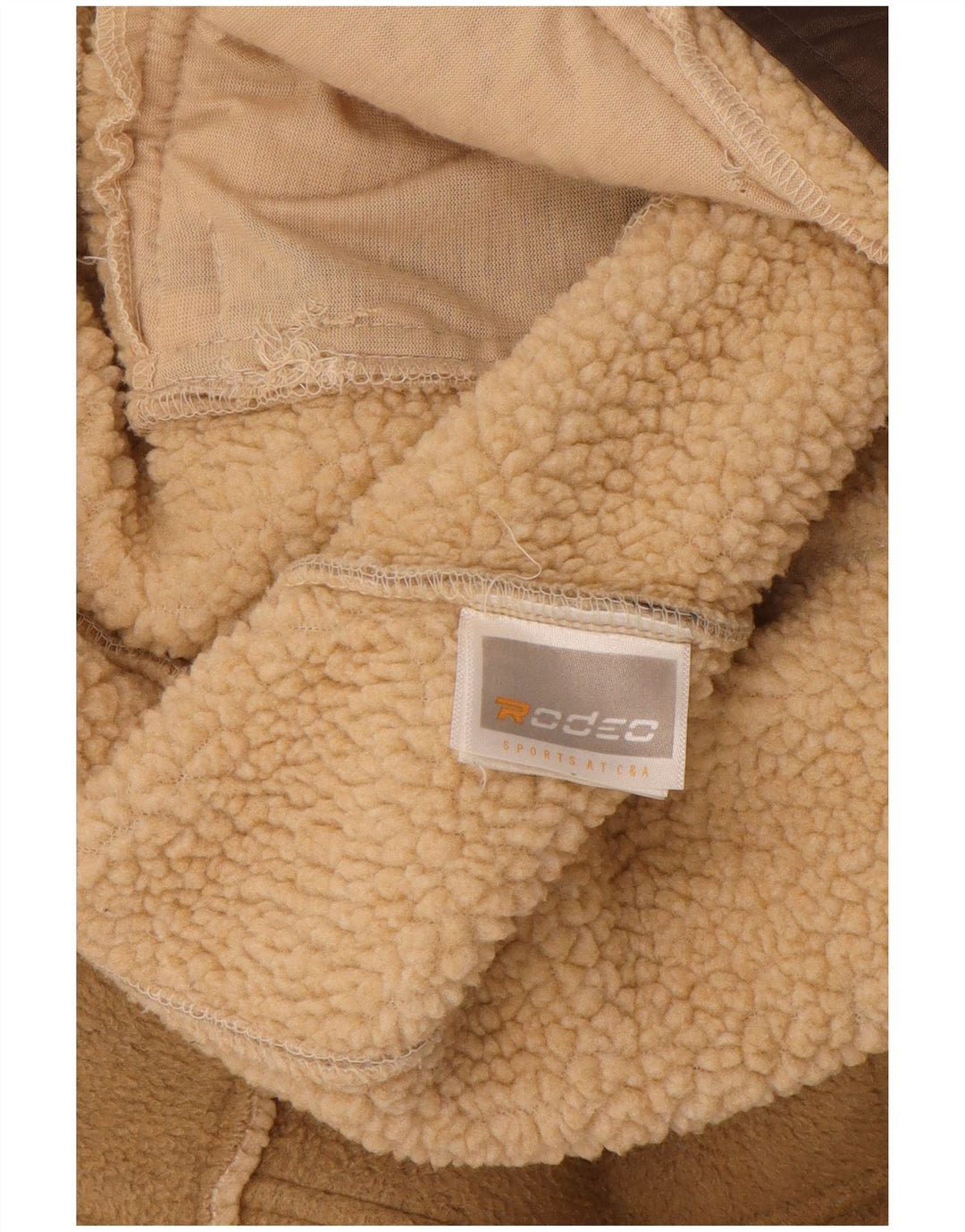 RODEO Jachetă pentru damă din lână UK 10 Mic Bej Poliester