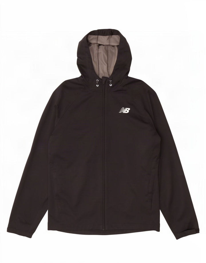 Jachetă de ploaie cu glugă pentru bărbați New Balance UK 38 Medium Black