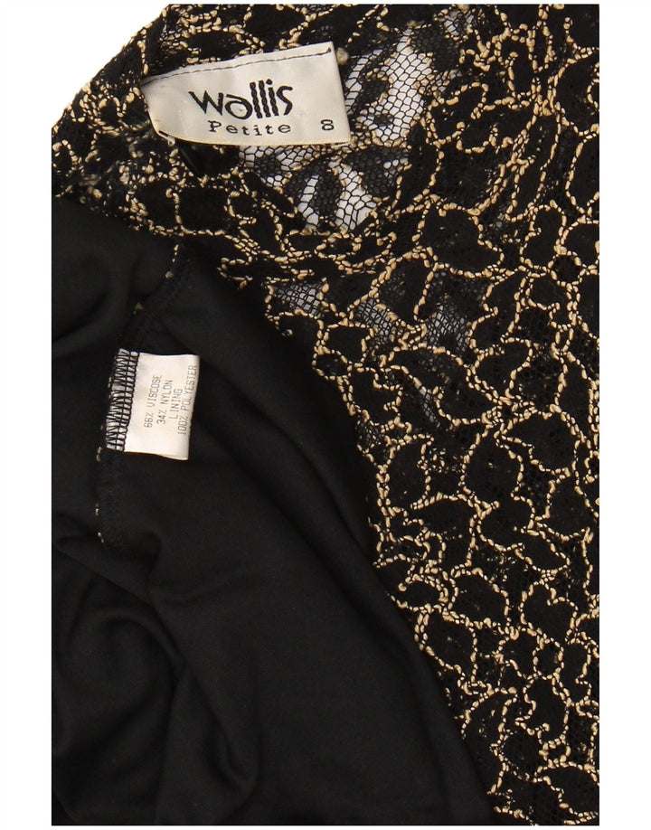 Rochie maxi din dantelă pentru femei WALLIS, UK 8, mică, neagră, florală, viscoză