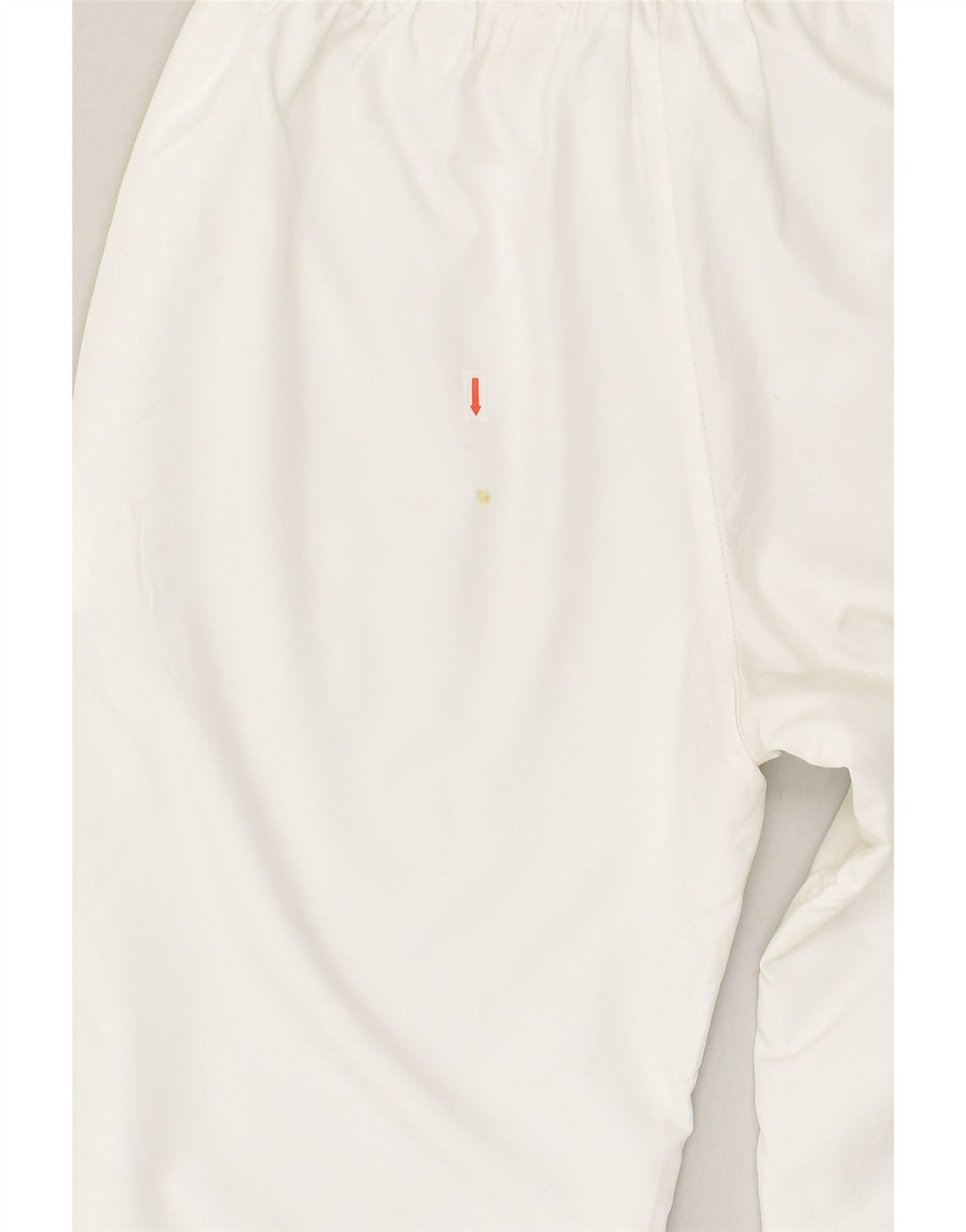 REEBOK Womens Capri Tracksuit Trousers UK 12 Medium  White Polyester | Vintage Reebok | Thrift | Second-Hand Reebok | Used Clothing | Messina Hembry 