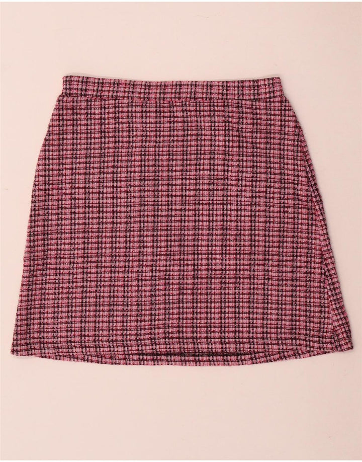 Fusta Mini Trafaluc de Dama ZARA Mica W26 Roz Check