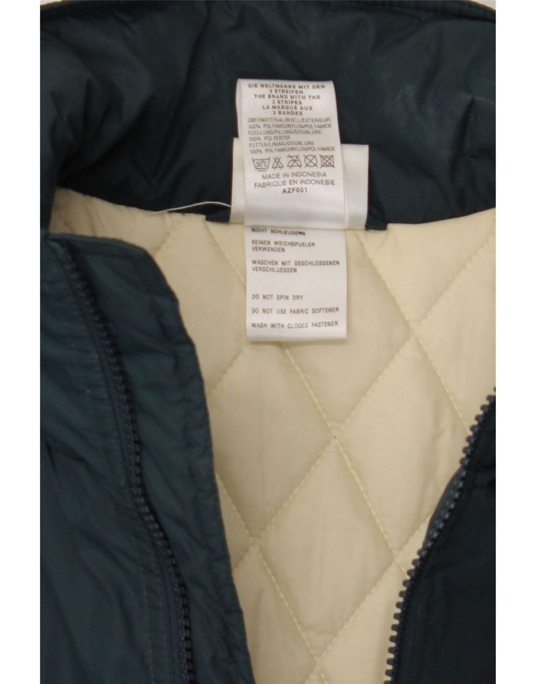 Jachetă căptușită pentru bărbați Adidas Marea Britanie 38/40 Nailon mediu bleumarin