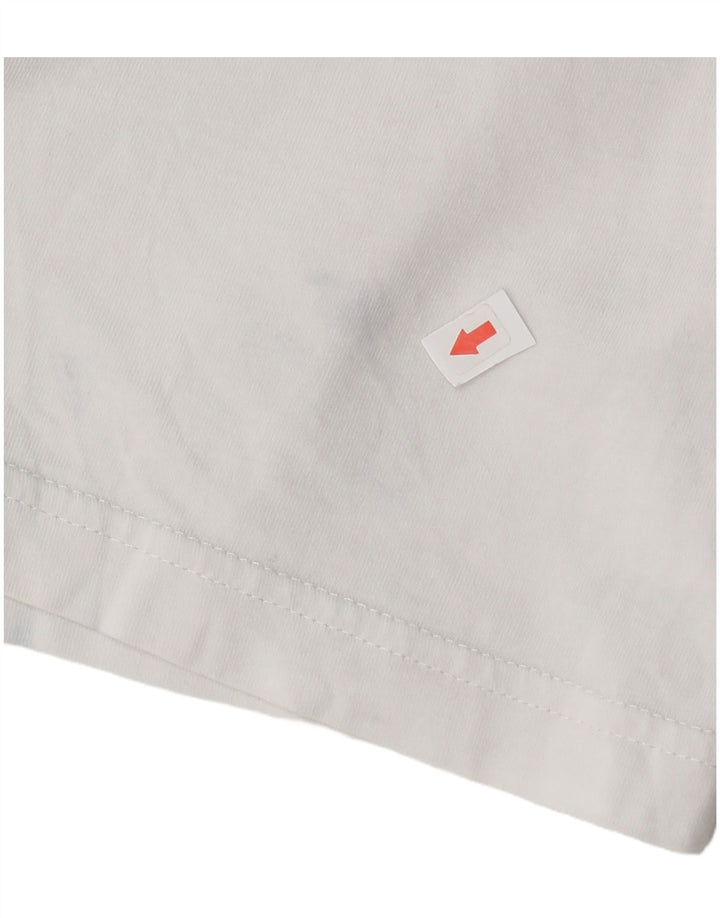 Tricou cu grafic Puma pentru bărbați Top, mediu, alb, bumbac