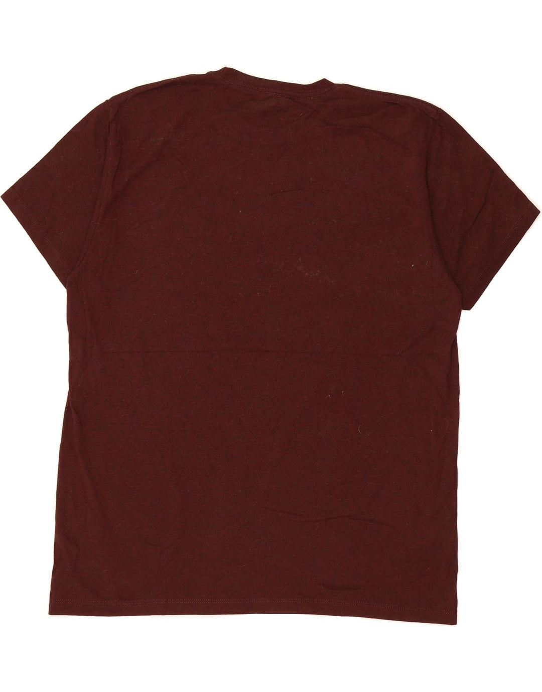 EDDIE BAUER Mens T-Shirt Top Large Maroon Cotton Vintage Eddie Bauer and Second-Hand Eddie Bauer from Messina Hembry 