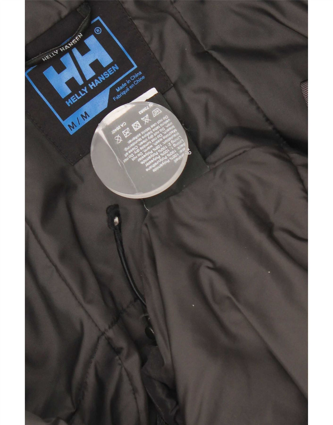 Jachetă Windbreaker cu grafică Helly Hansen pentru bărbați UK 38 Medium Black Colorblock